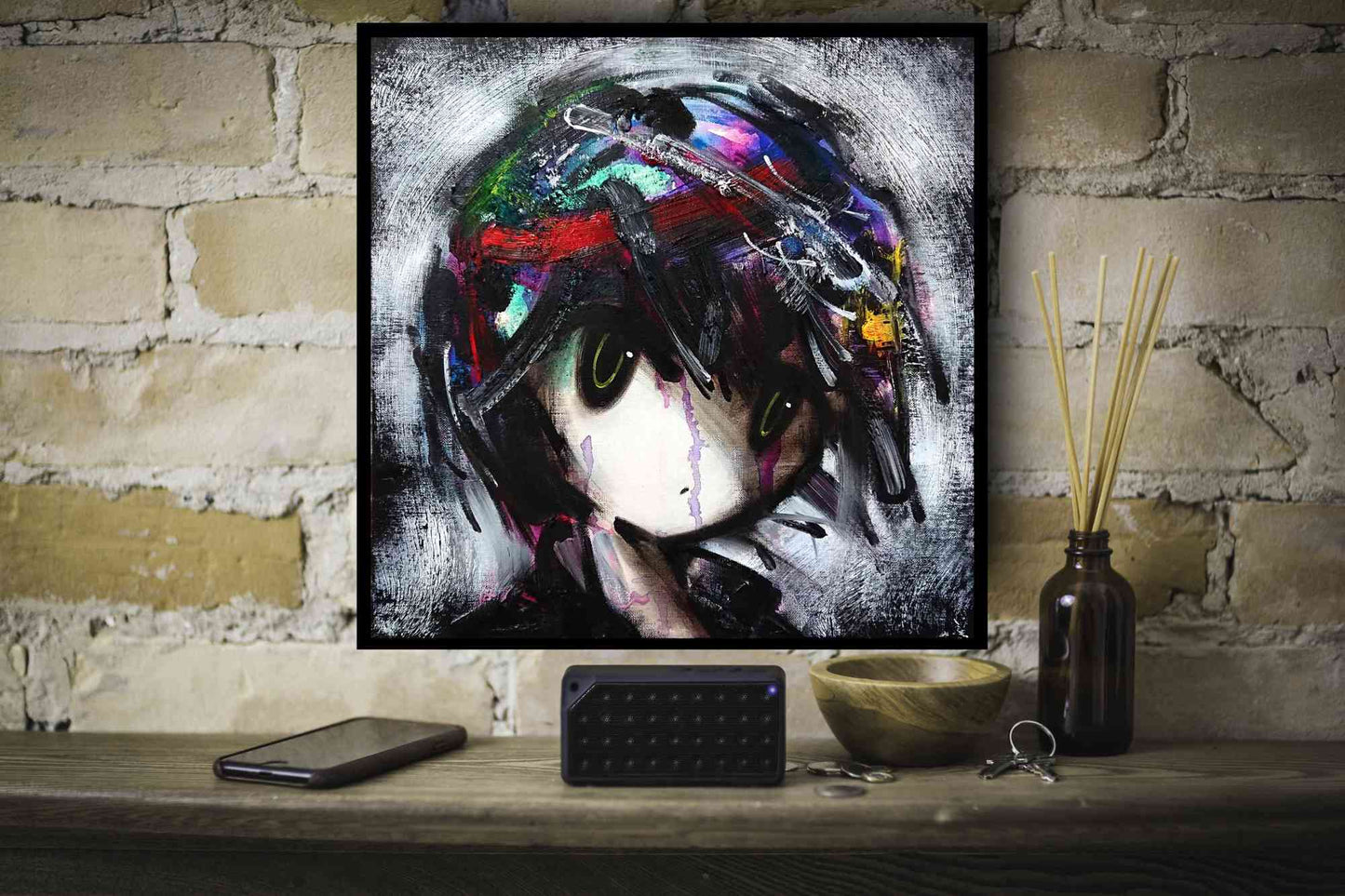 "Mosquito" painting in situation
