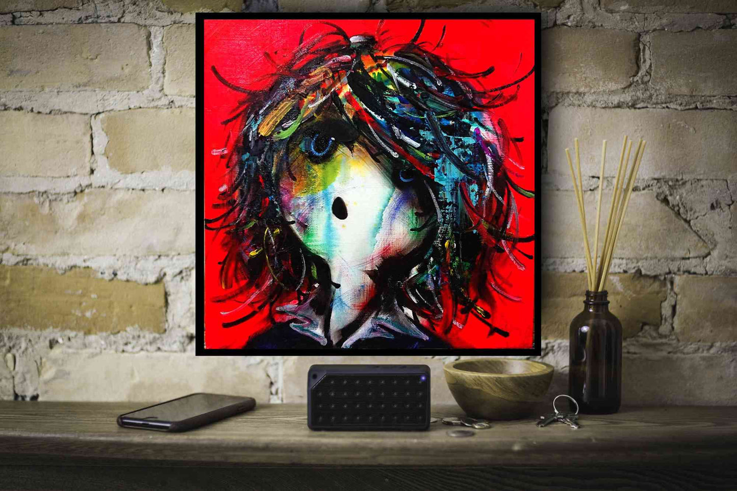 "Plexus" painting in situation