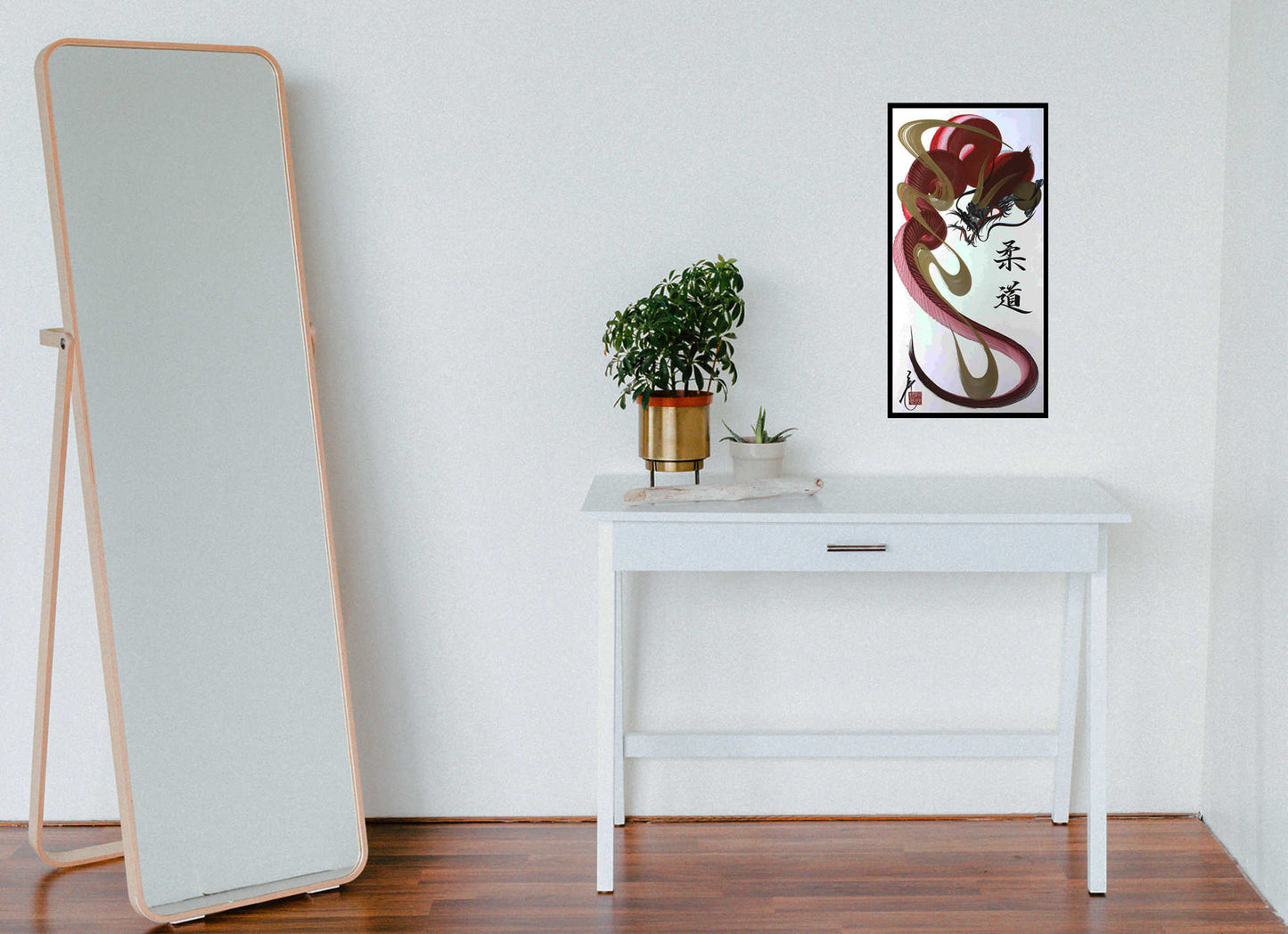 japanese dragon painting DRG H 0019 lifestyle