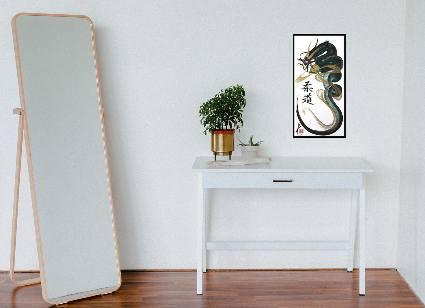 japanese dragon painting DRG H 0021 lifestyle