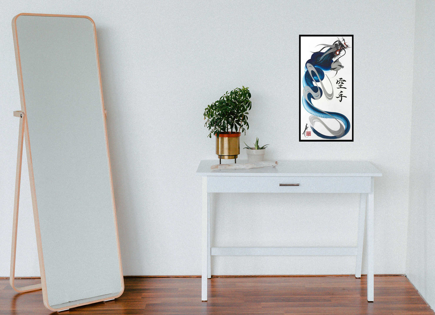japanese dragon painting DRG H 0022 lifestyle