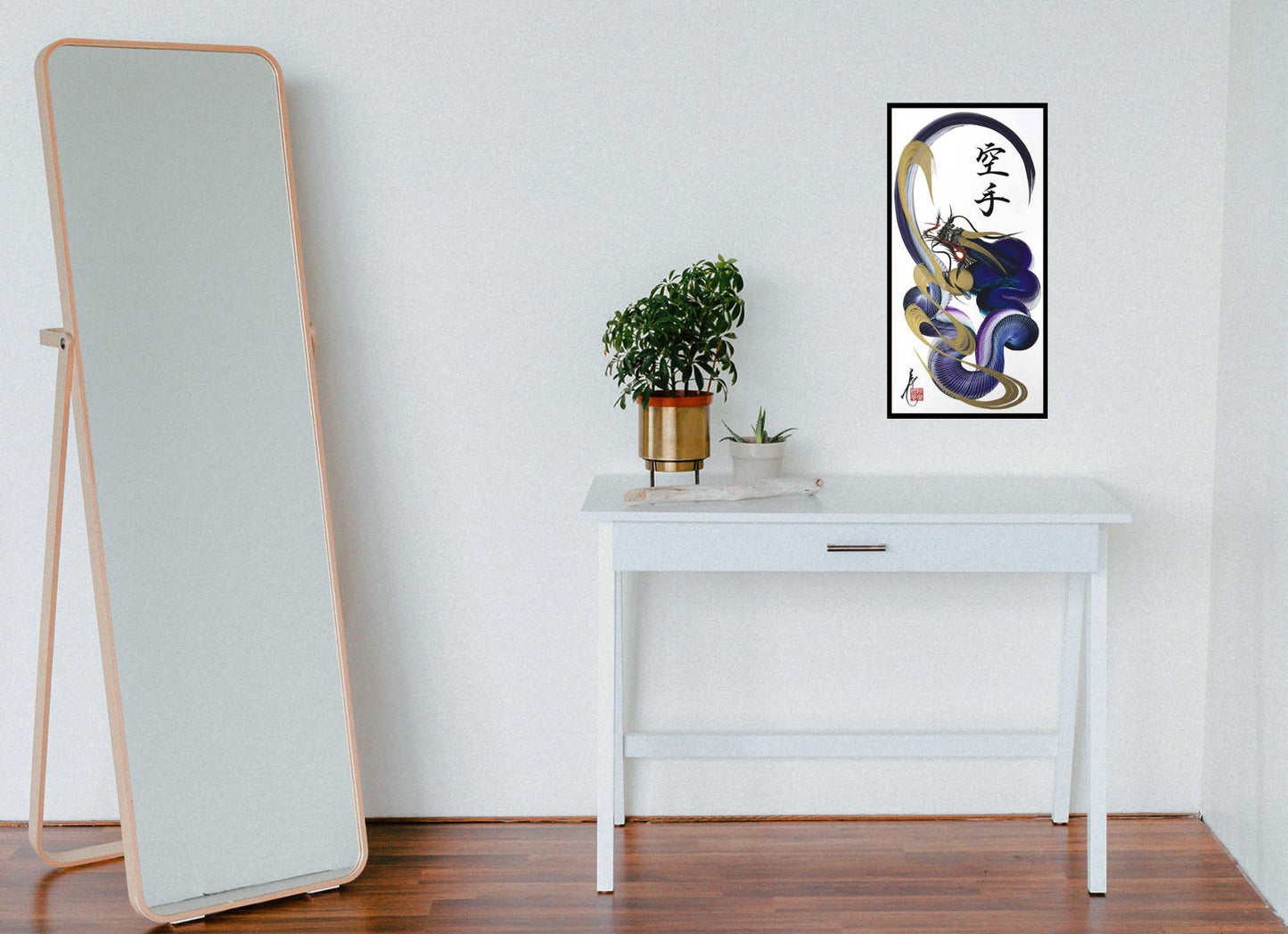 japanese dragon painting DRG H 0024 lifestyle