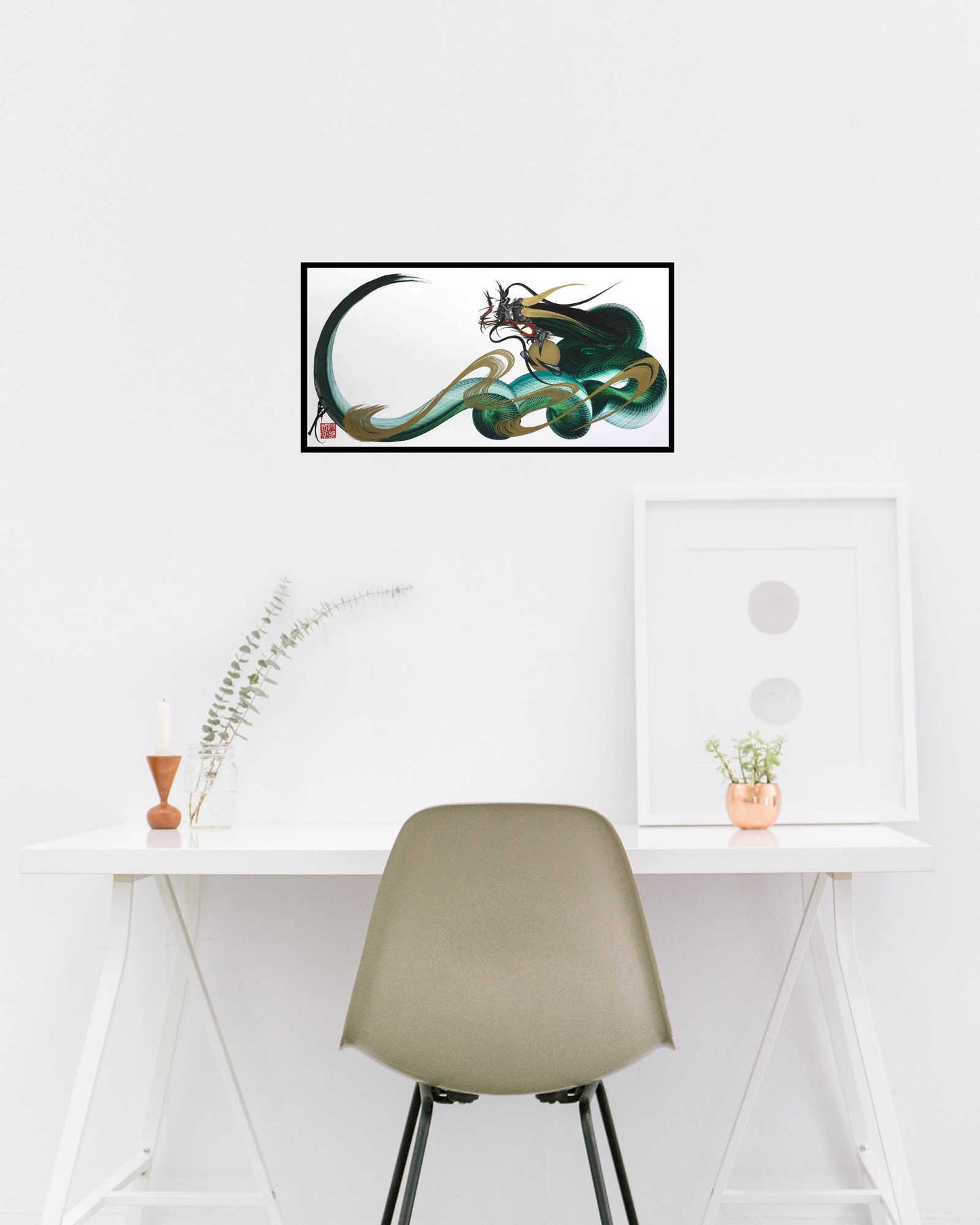 japanese dragon painting DRG W 0017 lifestyle