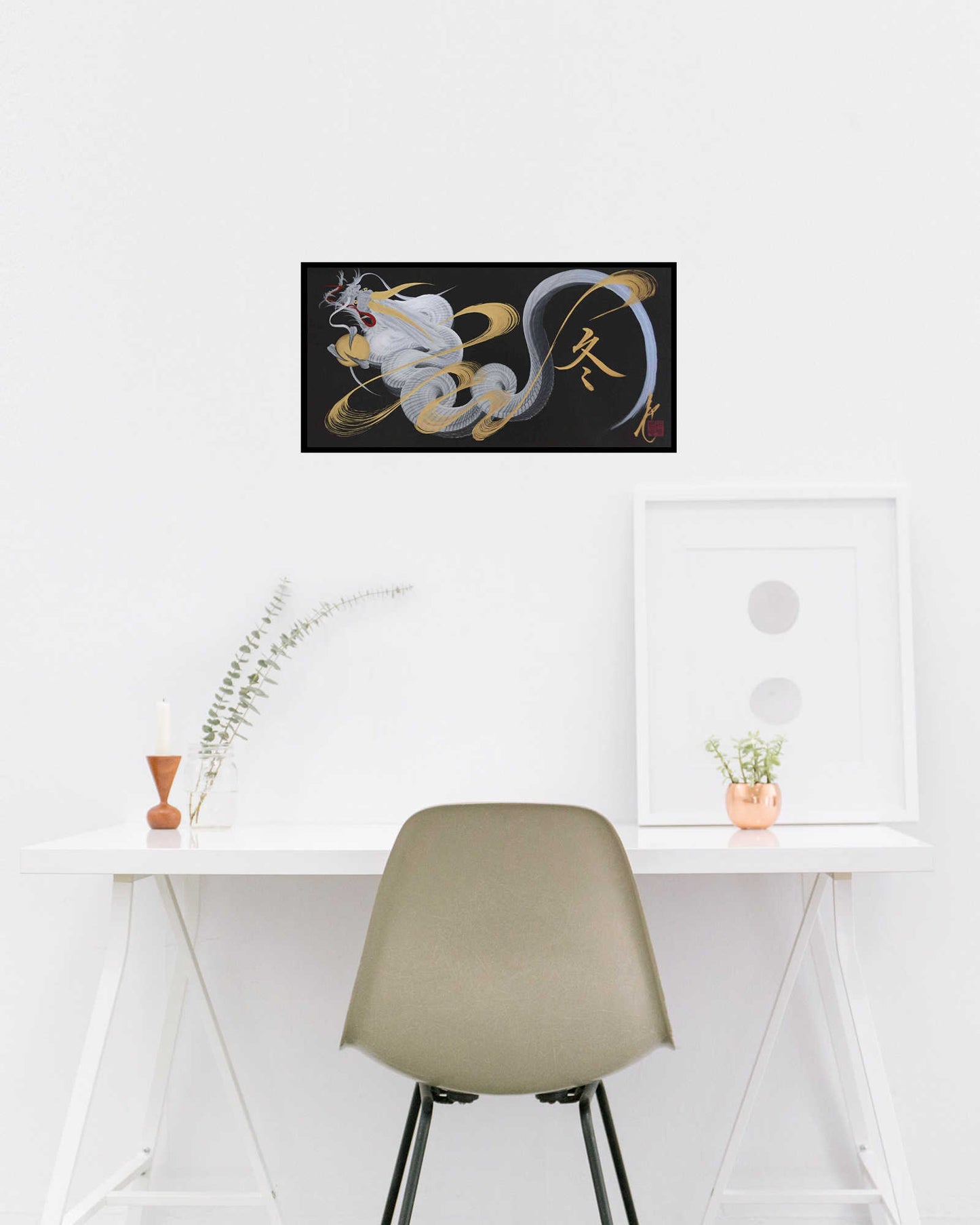 japanese dragon painting DRG W 0053 lifestyle