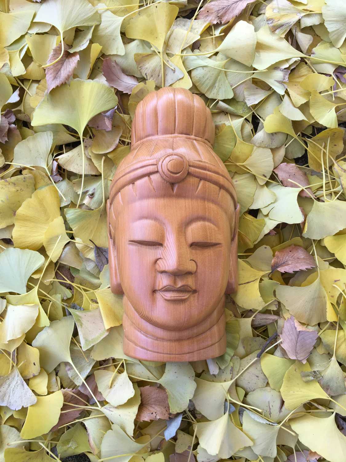 japanese wooden mask