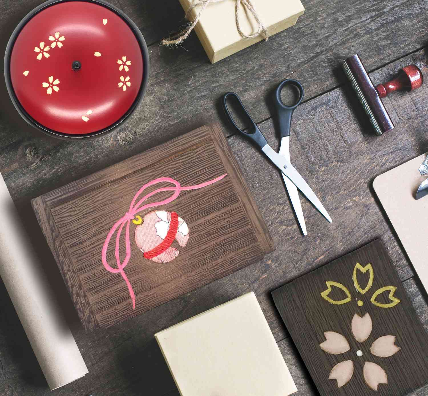 japanese wooden boxes