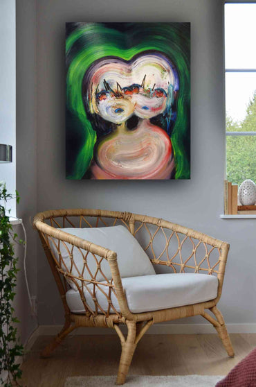 "Good friends" painting in situation