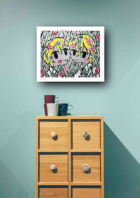 "Good friends" painting in situation