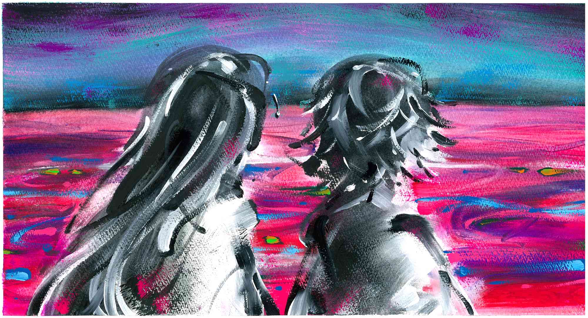 I m scared painting