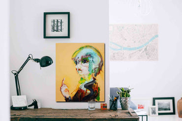 "Mad" painting in situation