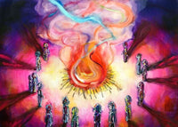 "Meeting" painting