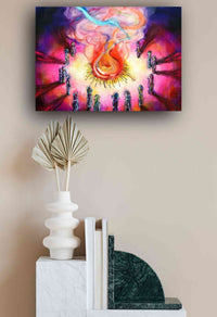 "Meeting" painting in situation
