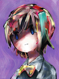 Weak person painting