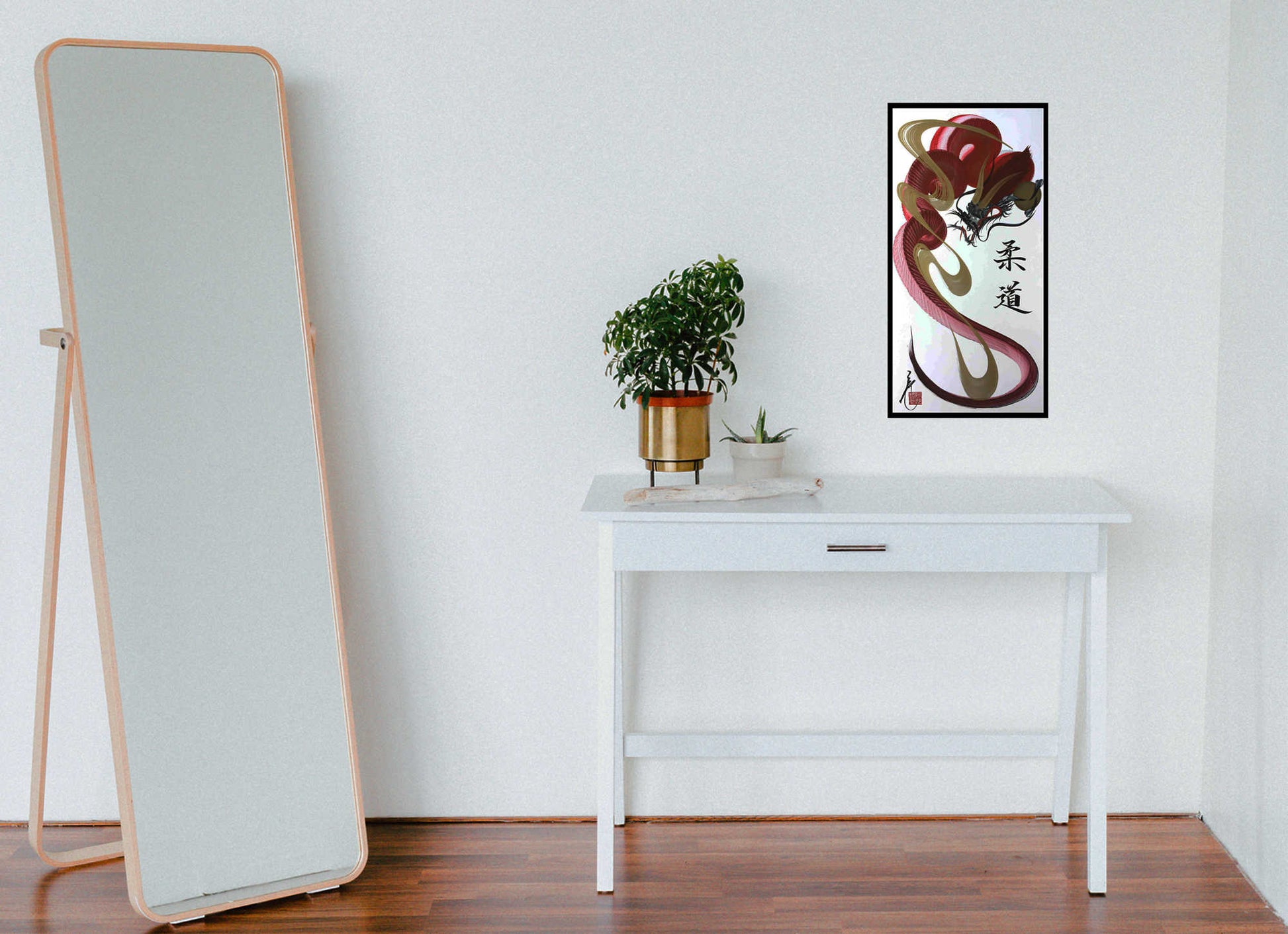japanese dragon painting DRG H 0019 lifestyle