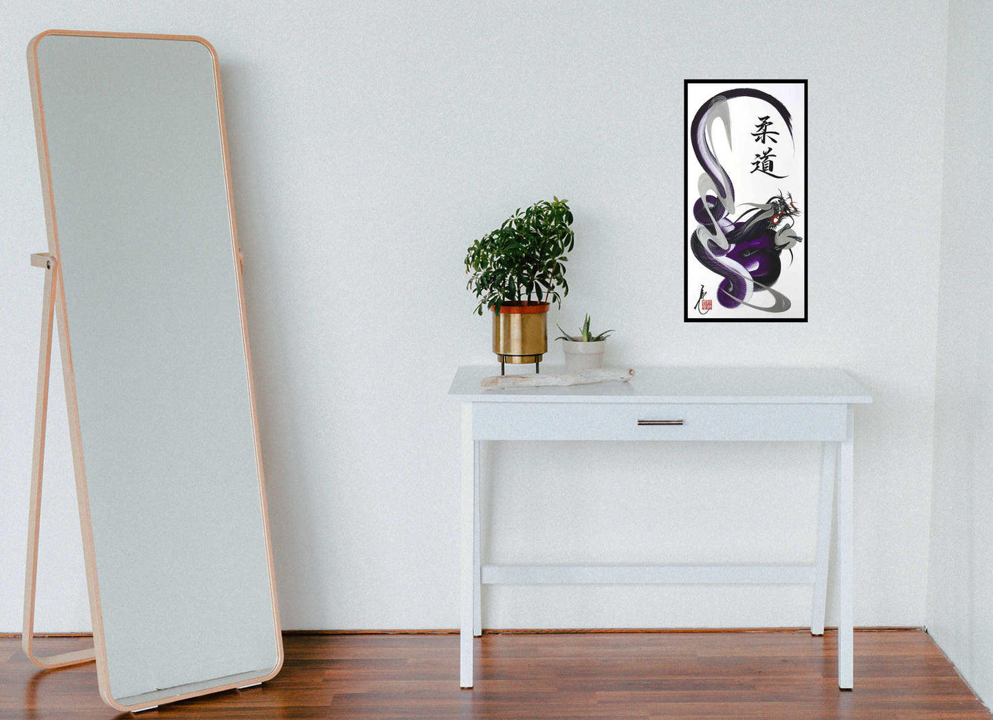 japanese dragon painting DRG H 0020 lifestyle