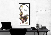japanese dragon painting DRG H 0075 1b