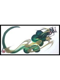 japanese dragon painting DRG W3 002 1