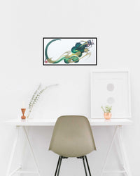 japanese dragon painting DRG W3 002 lifestyle