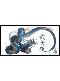 japanese dragon painting DRG W7 001 1