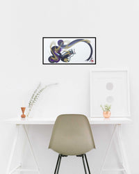 japanese dragon painting DRG W7 002 lifestyle