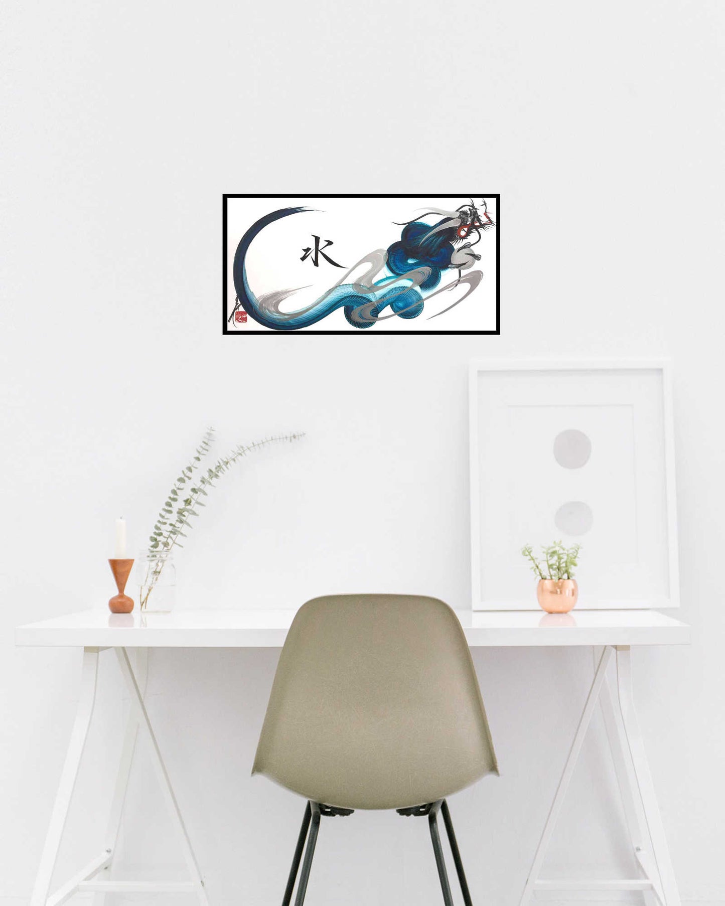 japanese dragon painting DRG W 0012 lifestyle