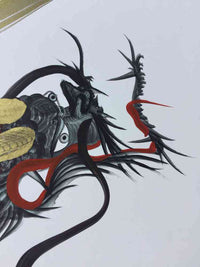 japanese dragon painting DRG W 0014 2