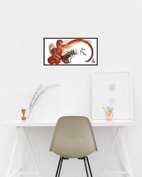 japanese dragon painting DRG W 0014 lifestyle
