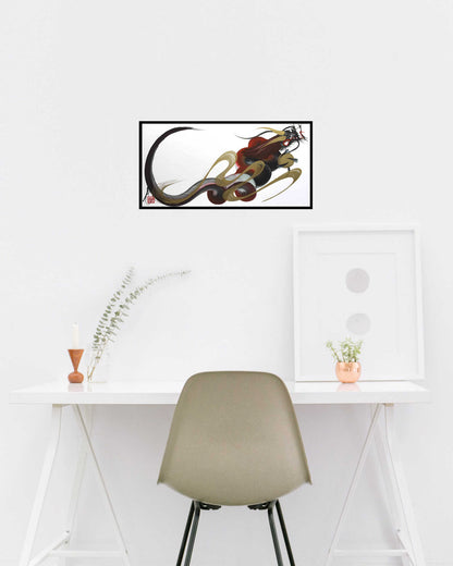 japanese dragon painting DRG W 0019 lifestyle