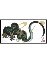 japanese dragon painting DRG W 0022 1