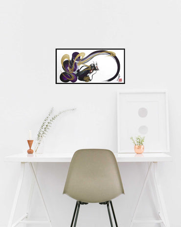 japanese dragon painting DRG W 0023 lifestyle