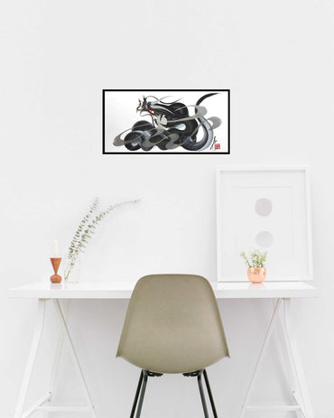 japanese dragon painting DRG W 0025 lifestyle