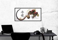 japanese dragon painting DRG W 0045 1b