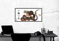 japanese dragon painting DRG W 0049 1b