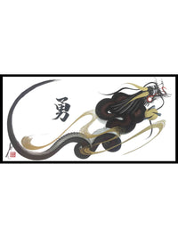 japanese dragon painting DR W 0060 1