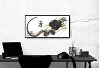 japanese dragon painting DR W 0060 1b