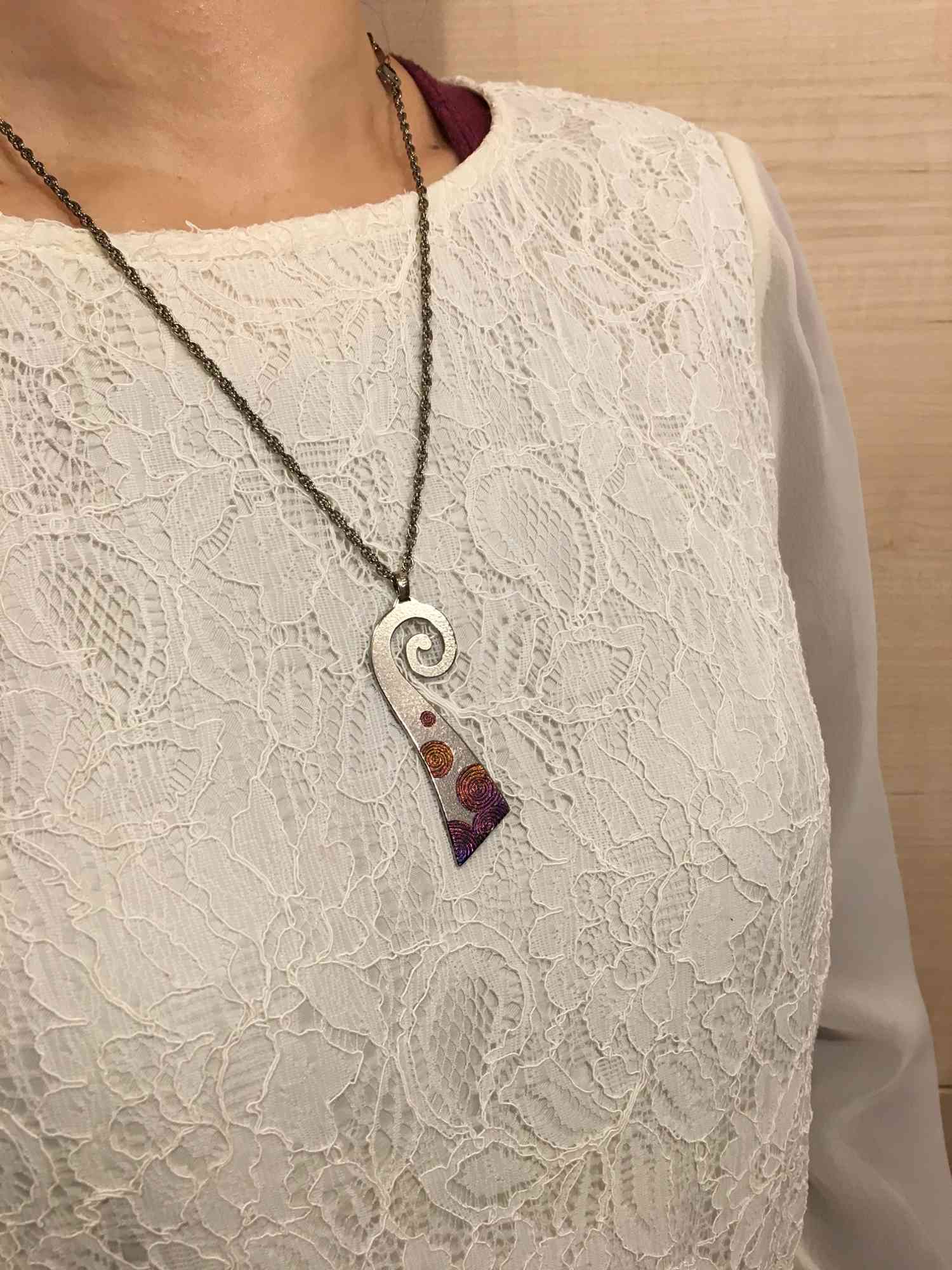 titanium pendant spiral 4