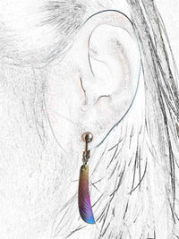 titanium earrings blade 3