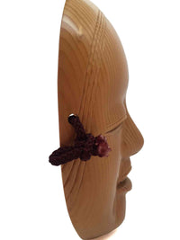 wooden noh theatre mask 3