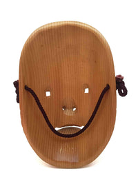 wooden noh theatre mask 6